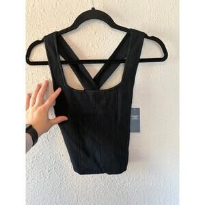 NWT Abercrombie & Fitch cropped sweater tank size S. $40 retail